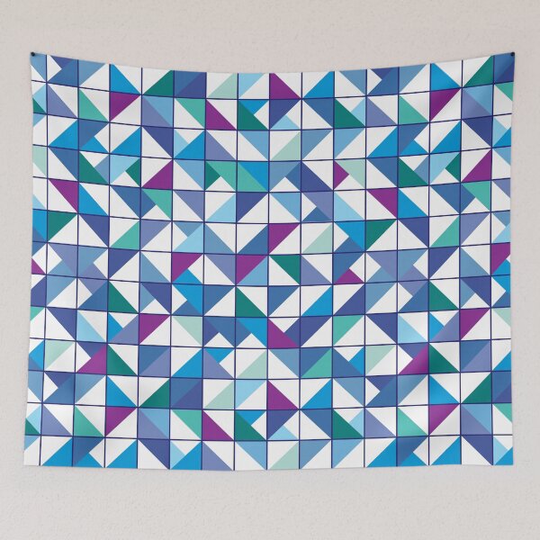 Item preview, Crossways Deep Blue designed and sold by JRP Design.