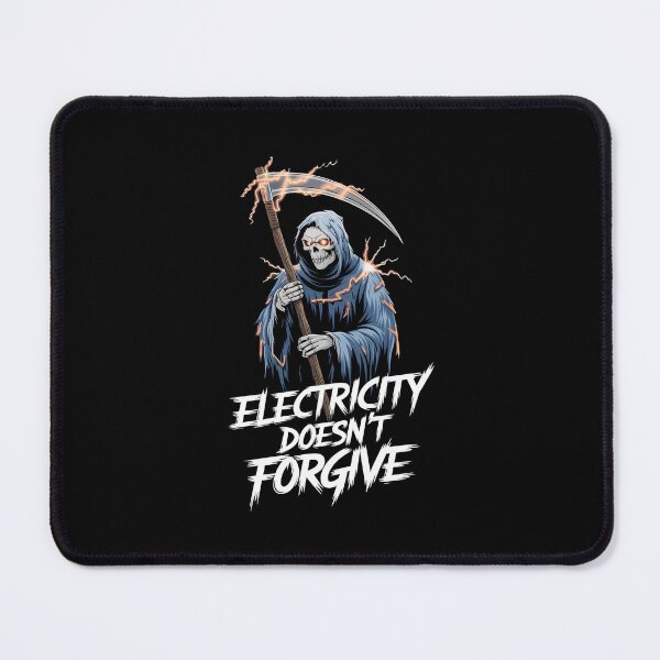 Item preview, Electricity Doesn’t Forgive - High Voltage Warning Design designed and sold by OwlWorks.