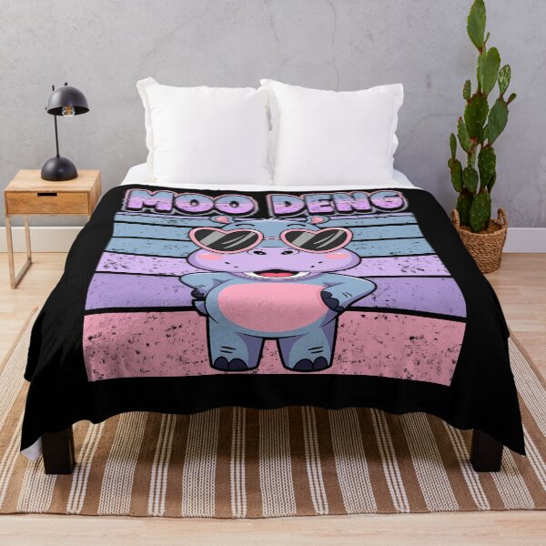 Item preview, Moo Deng Cute Hippo Cartoon in Sunglasses designed and sold by tigger shop.