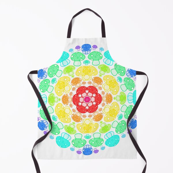 Item preview, Cursed Kaleidoscope - Transparent Rainbow Mushrooms designed and sold by FinapplePudding.