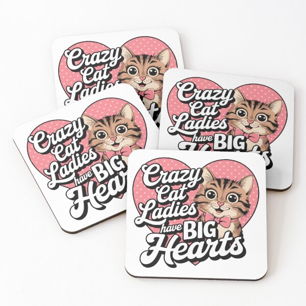 Item preview, Crazy Cat Ladies Have Big Hearts designed and sold by Crazy Before Cats.