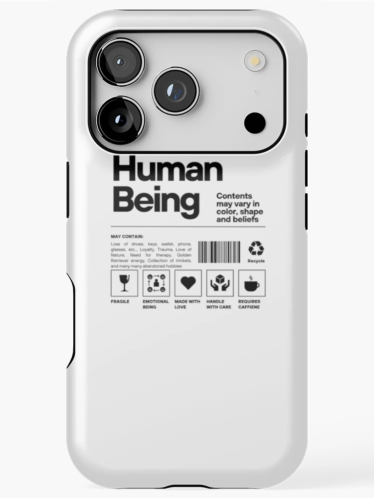Thumbnail 1 of 4, iPhone Case, ADHD Human Label designed and sold by ReeReeDesigns.