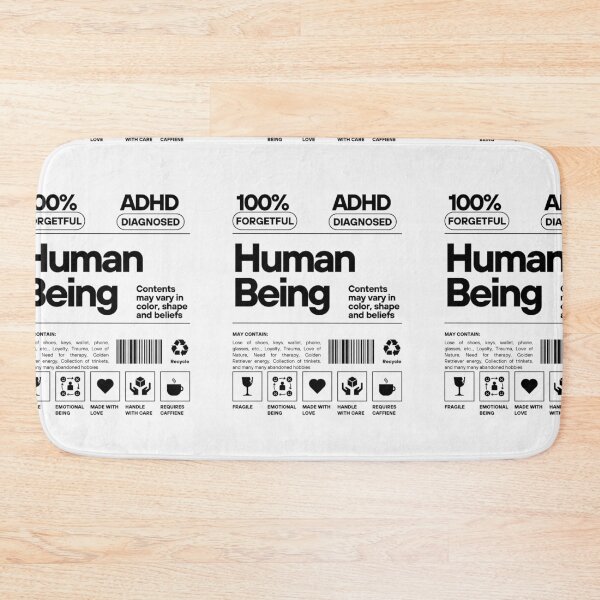 Item preview, ADHD Human Label designed and sold by ReeReeDesigns.