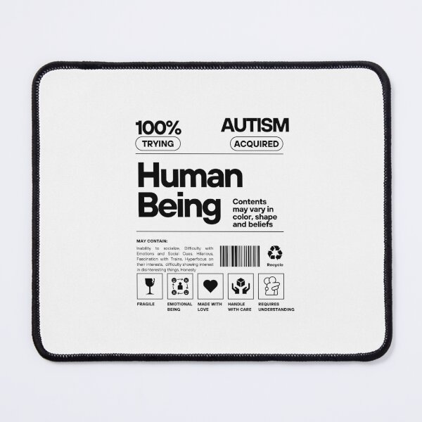 Item preview, Autism Human Label designed and sold by ReeReeDesigns.