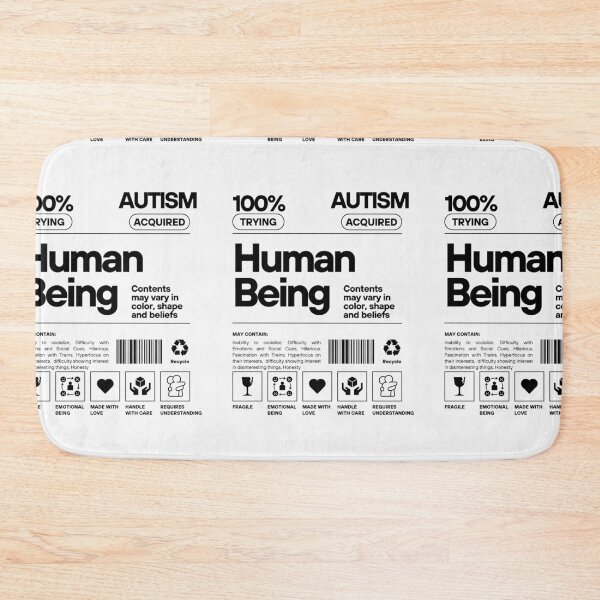 Item preview, Autism Human Label designed and sold by ReeReeDesigns.