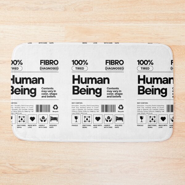 Item preview, Fibromyalgia Human Label designed and sold by ReeReeDesigns.