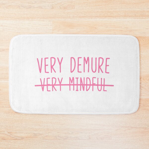 Item preview, very demure very mindful crossed pink designed and sold by WilliamsGFX.