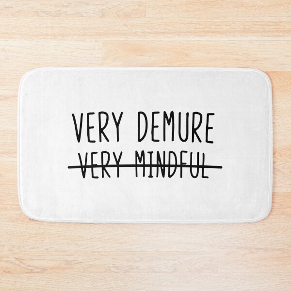 Item preview, very demure very mindful crossed black designed and sold by WilliamsGFX.