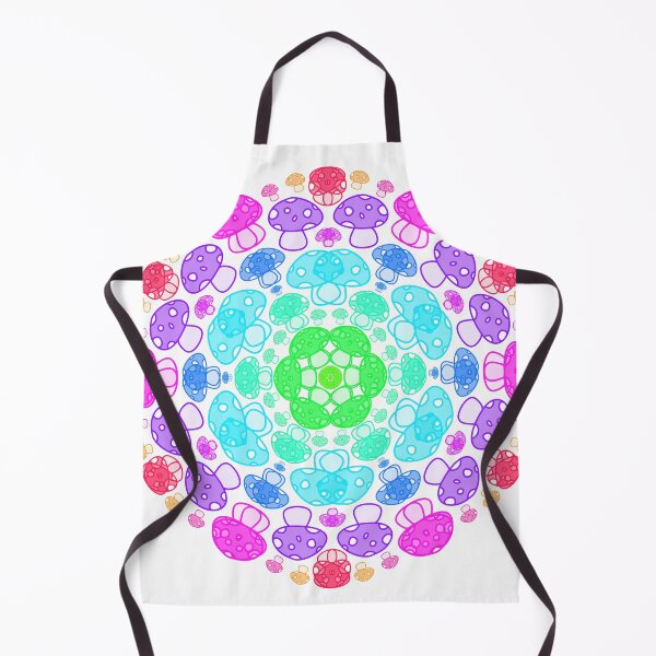 Item preview, Cursed Kaleidoscope - Transparent Rainbow Mushrooms designed and sold by FinapplePudding.