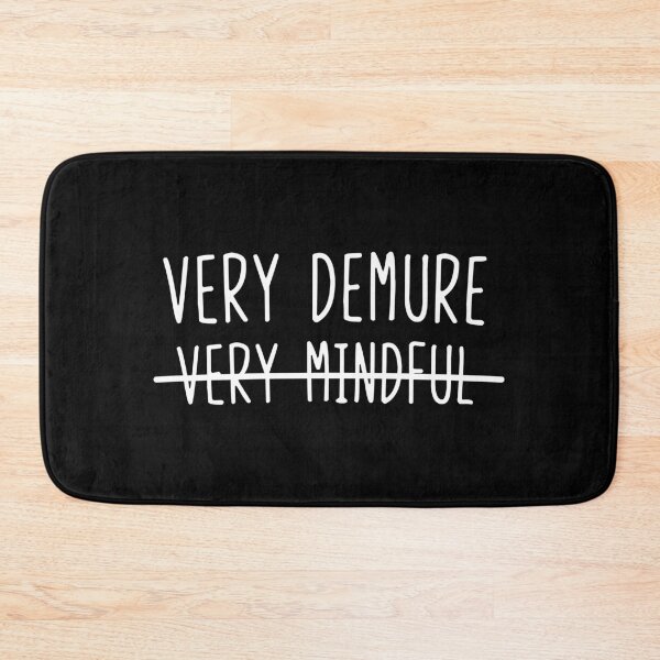 Item preview, very demure very mindful crossed white designed and sold by WilliamsGFX.