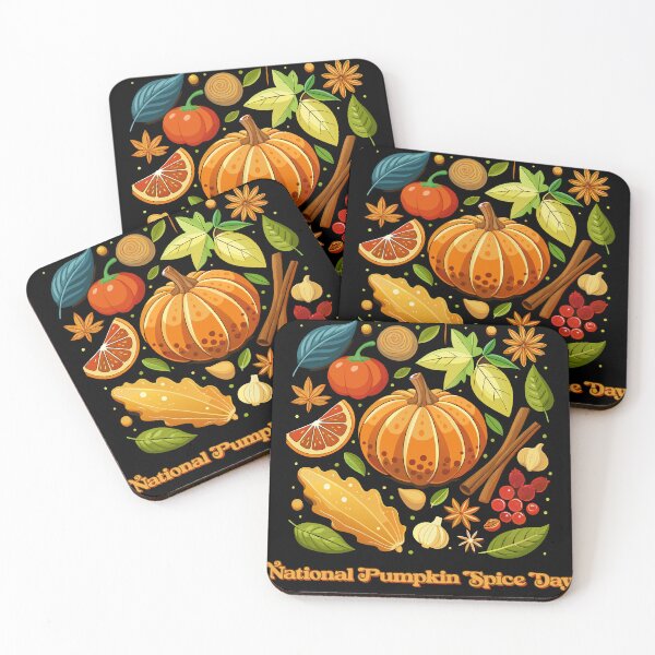 Item preview, Sticker T-Shirt Design Trending: National Pumpkin Spice Day designed and sold by ForeverPrintsOK.