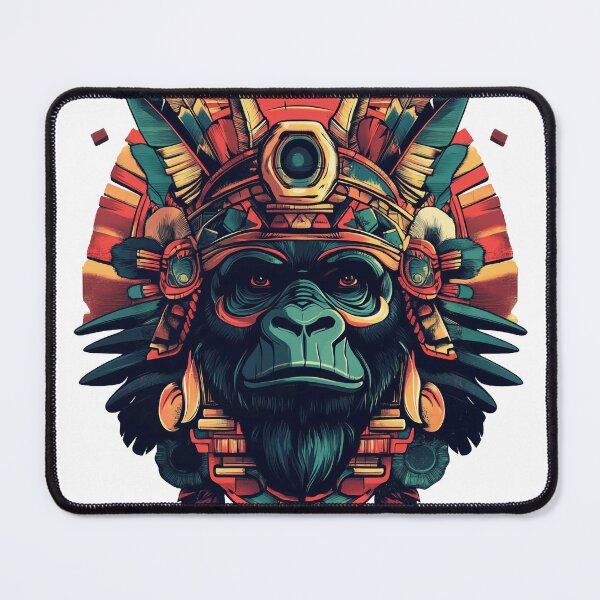 Item preview, Aztec Gorilla Tribal King designed and sold by Wsgreen.