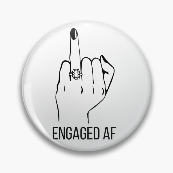 Item preview, Engaged AF designed and sold by Kristin Peters.