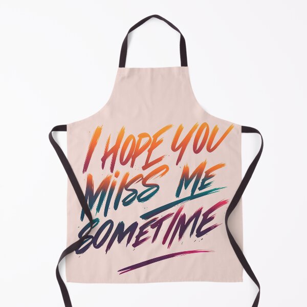 Item preview, I Hope You Miss Me Sometimes, typography designed and sold by maxmaj.
