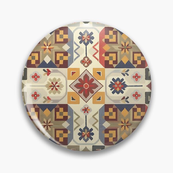 Item preview, Colorful Geometric Anatolian Tile Pattern designed and sold by Dshoppin.