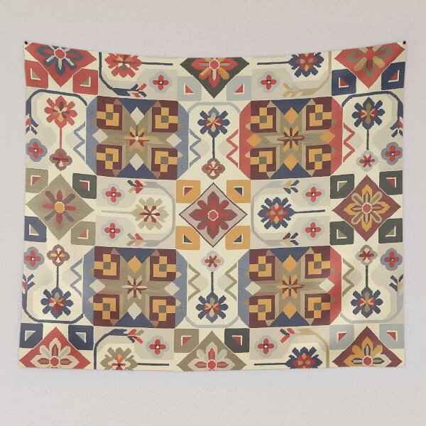 Item preview, Colorful Geometric Anatolian Tile Pattern designed and sold by Dshoppin.