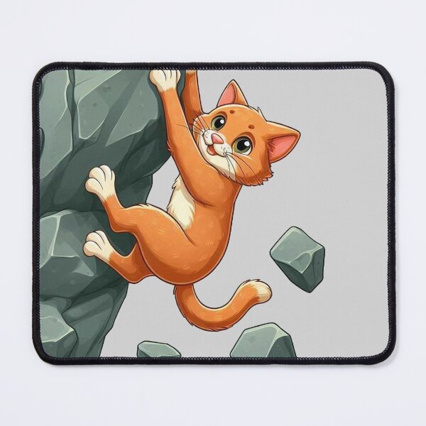 Item preview, Rock Climbing Cat designed and sold by MeowKittyPurr.