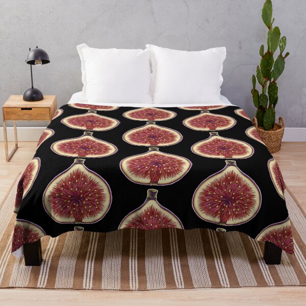Item preview, Fig in half fruit food illustration designed and sold by FonsCordi.