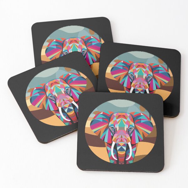 Item preview, An elephant walks around in cubist mode. designed and sold by Nanar1984.