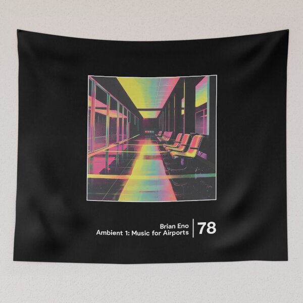 Item preview, Music For Airports - Minimal Style Graphic Artwork  designed and sold by Saudade--.