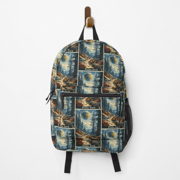 Item preview, Retro Travel Posters Earth Cosmic Travel Destination designed and sold by Piotrek0001.