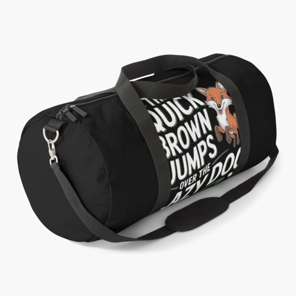 Item preview, The Quick Brown Fox Jumping Over the Lazy Dog – Playful Animal Typography designed and sold by love3617.