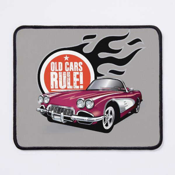 Item preview, Old Cars Rule! 61 Vette designed and sold by ArtWithImpact.