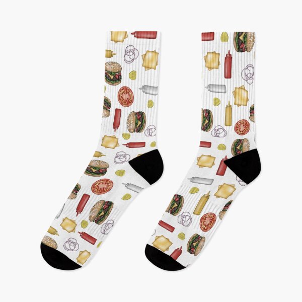 Item preview, Cheeseburger Ingredients - White designed and sold by HB Loves Crafts.