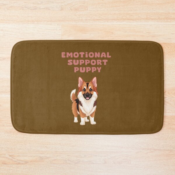 Item preview, Emotional support German Shepherd dog puppy adorable animal illustration designed and sold by La Loca.