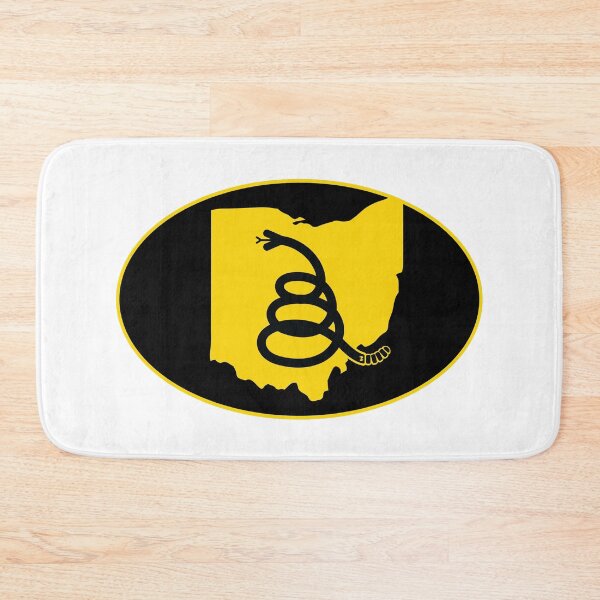 Item preview, OHIO - Freedom Is The Superpower - Modern Gadsden Snake Flag - Dont Tread On Me design designed and sold by pelagio.
