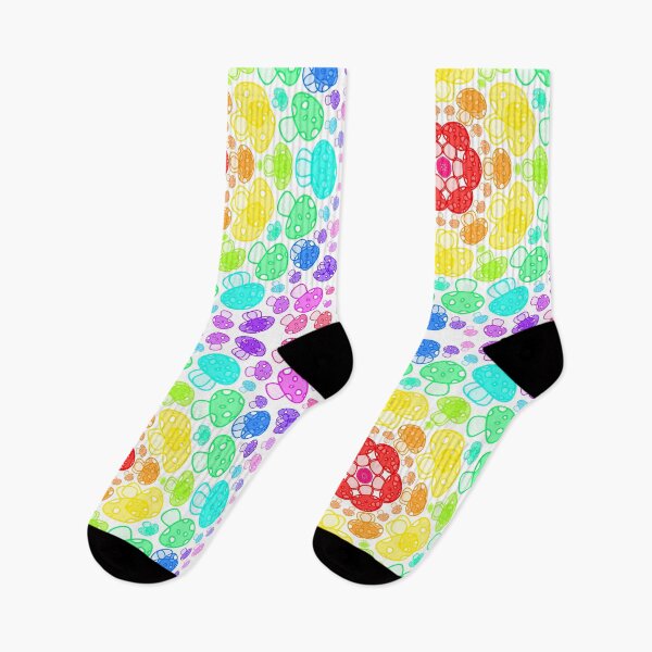 Item preview, Cursed Kaleidoscope - Transparent Rainbow Mushrooms designed and sold by FinapplePudding.