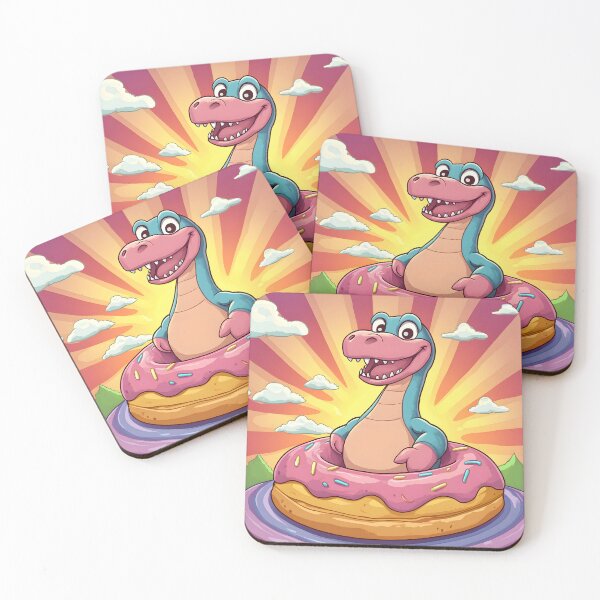 Item preview, Goofy Dino Donut Chill designed and sold by AI-Only Creations.