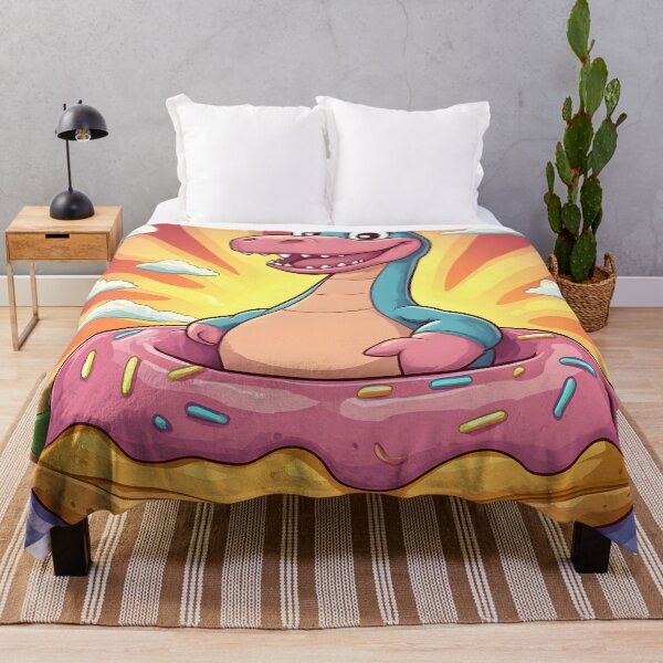 Item preview, Goofy Dino Donut Chill designed and sold by AI-Only Creations.