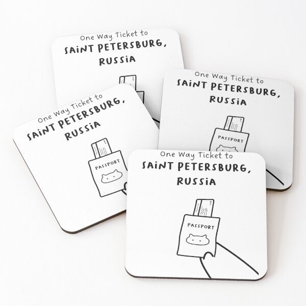 Item preview, "One Way Ticket to Saint Petersburg, Russia" | Travel, Vacation designed and sold by RM-Journey.
