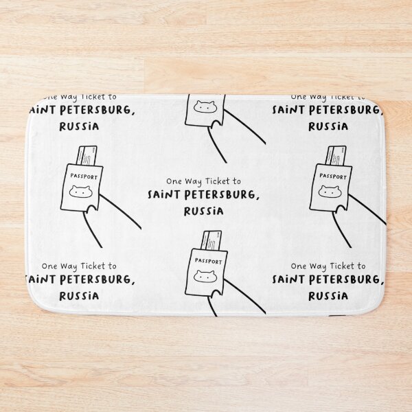 Item preview, "One Way Ticket to Saint Petersburg, Russia" | Travel, Vacation designed and sold by RM-Journey.