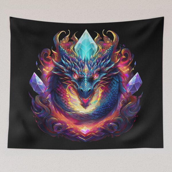 Aperçu de l'œuvre Dragon majestueux créée et vendue par ZibaCentralShop.