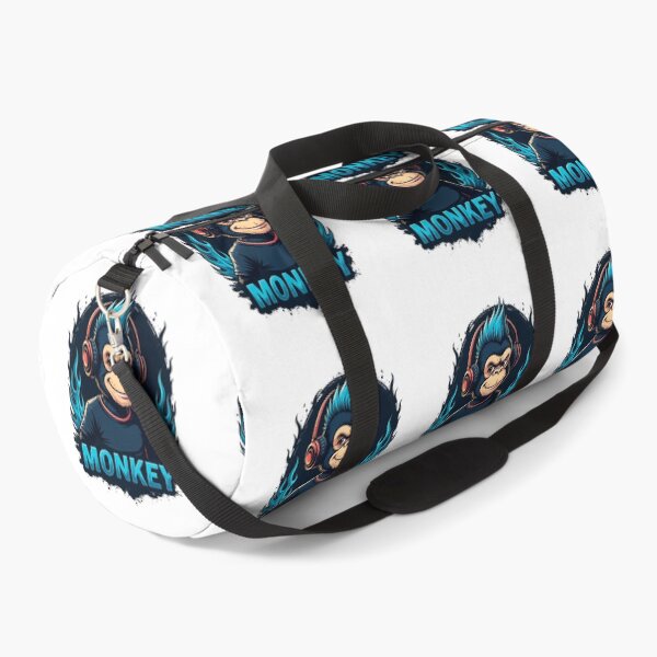 Item preview, Monkey in Headphones with Blue Flames designed and sold by savecloth.