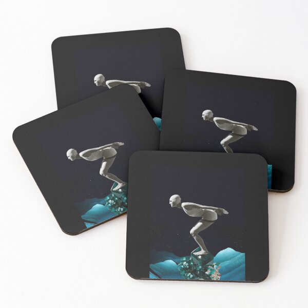 Item preview, Collage swimmer and minerals designed and sold by ANNA-collage.