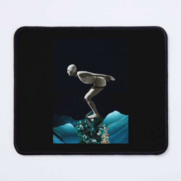 Item preview, Collage swimmer and minerals designed and sold by ANNA-collage.