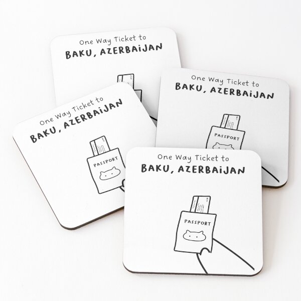 Item preview, "One Way Ticket to Baku, Azerbaijan" | Travel, Vacation designed and sold by RM-Journey.