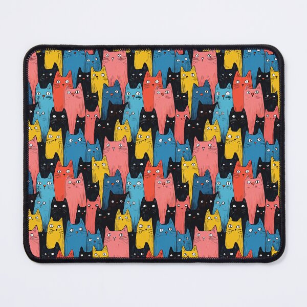 Aperçu de l'œuvre TELLEMENT DE CHATS !! créée et vendue par SlackerThreads.
