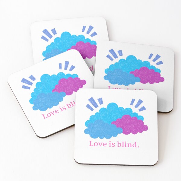 Item preview, love is blind  designed and sold by leylakidesign.