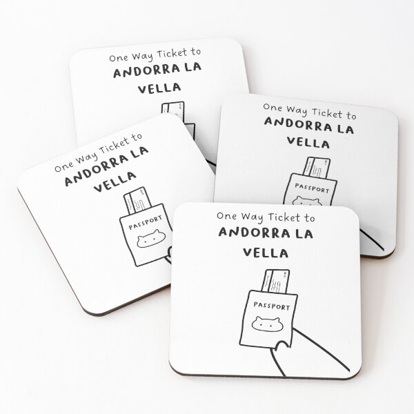 Item preview, "One Way Ticket to Andorra la Vella, Andorra" | Travel, Vacation designed and sold by RM-Journey.