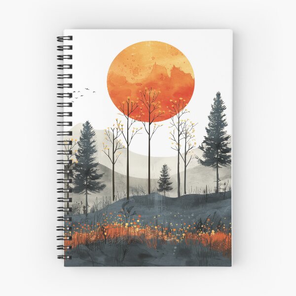Item preview, Modern Autumn Forest designed and sold by ArtStyleAlice.