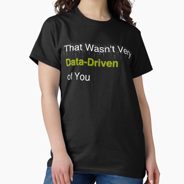 Item preview, Funny Data Scientist Quote - That Wasn't Very Data-Driven of You designed and sold by ForThou.