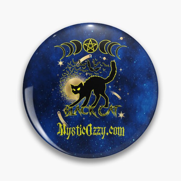 Item preview, Moon Phases Black Cat Magic designed and sold by MysticOzzy.