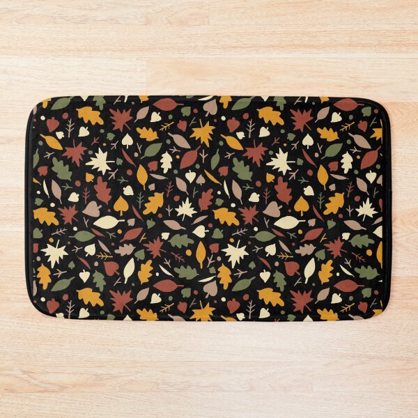 Item preview, Autumn decor - leaves on black background designed and sold by FrenchTouch77.
