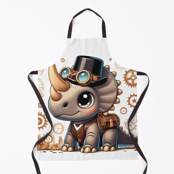 Item preview, Steampunk Ceratopsian designed and sold by Sillytoe.