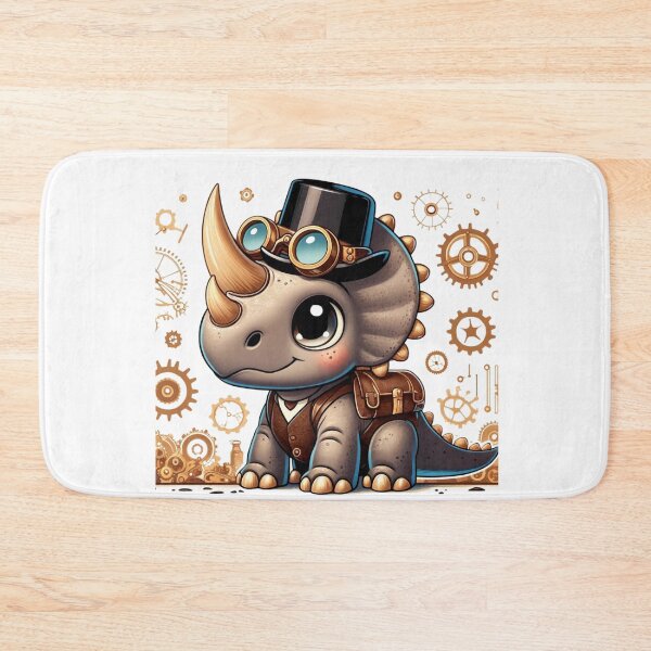 Item preview, Steampunk Ceratopsian designed and sold by Sillytoe.