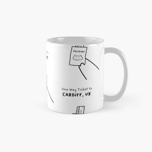 Item preview, "One Way Ticket to Cardiff, United Kingdom" | Travel, Vacation designed and sold by RM-Journey.
